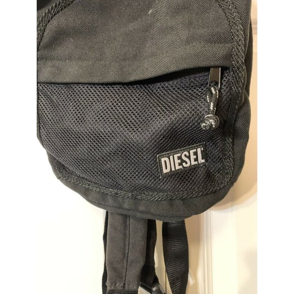 Diesel Backpack Rucksack Black Diesel Spare Parts - Picture 3 of 8